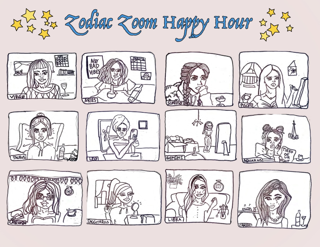 Zodiac Zoom Happy Hour